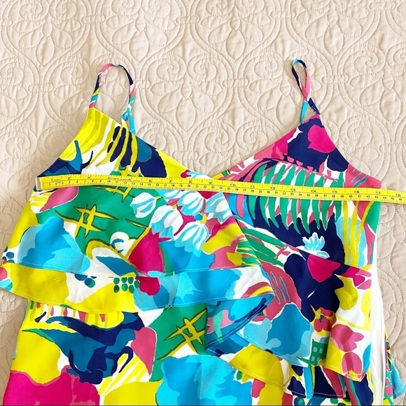 J. Crew NEW Ruffle Floral Spaghetti Strap Dress -2 - Picture 8 of 13